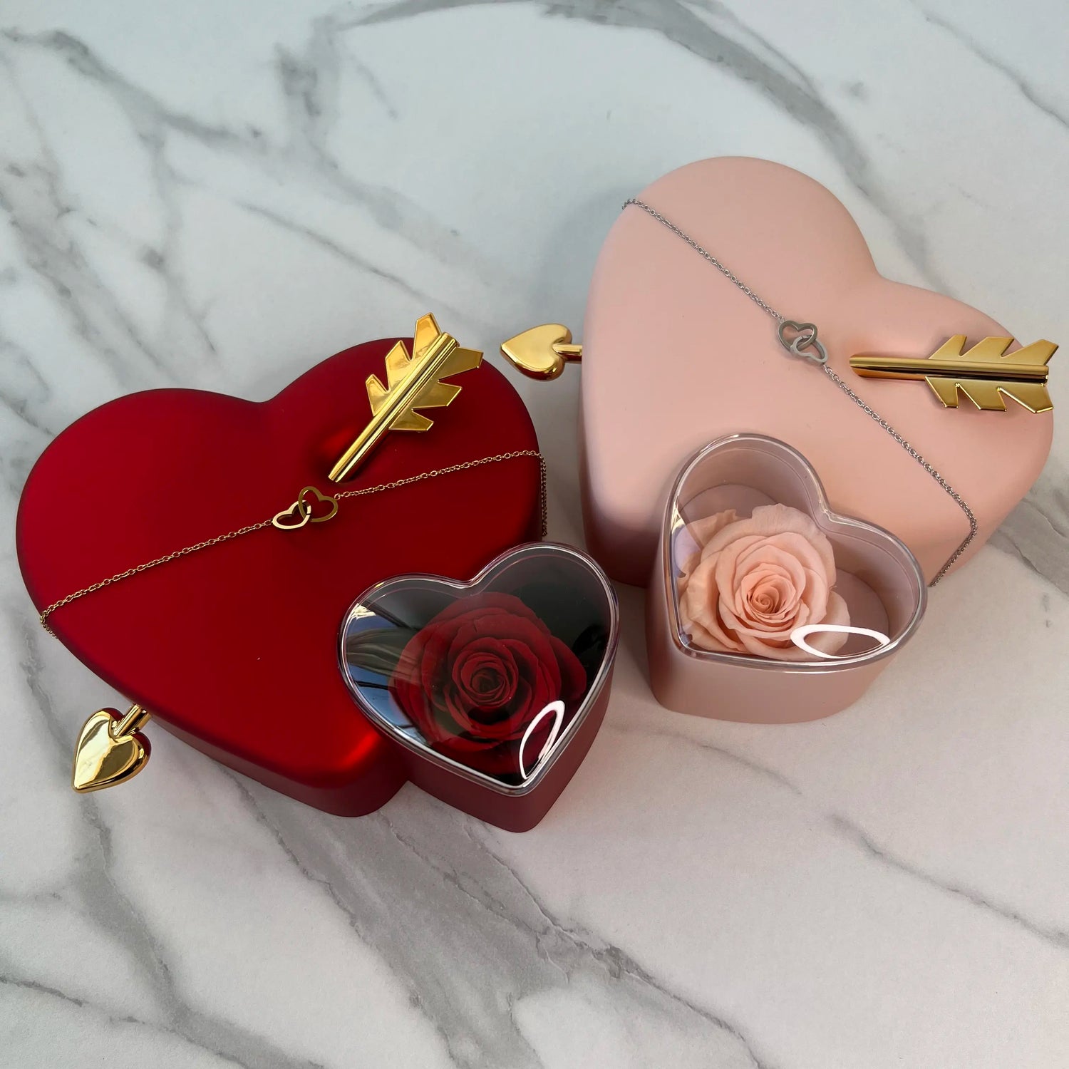 Coffret Amour Rose Éternelle