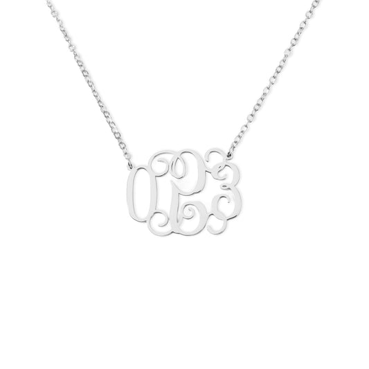 Collier 3 Initiales Monogramme