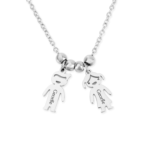 Collier Enfants Gravés – Prénoms Fille & Garçon