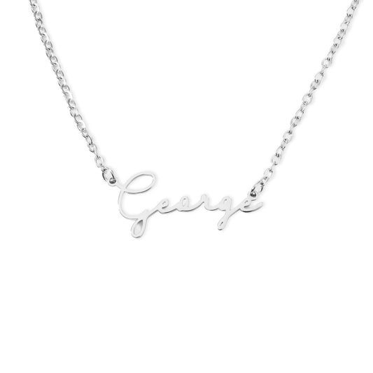 Collier Signature Horizontal Personnalisé