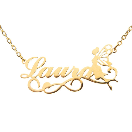 Collier Prénom Fée Enchantée