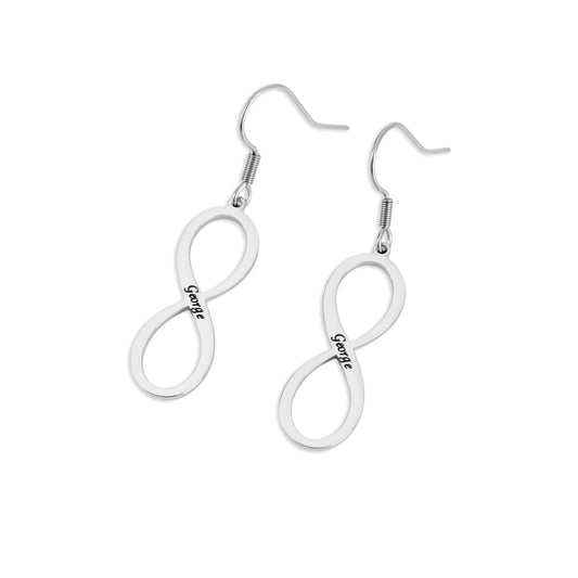 Boucles d'oreilles Pendantes Infini