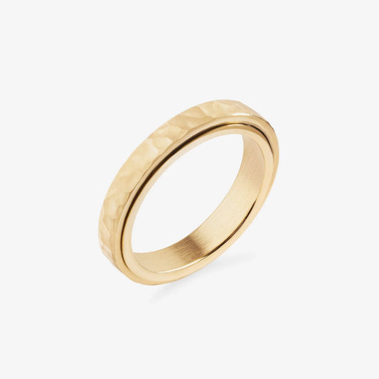 Bague en Or Martelée