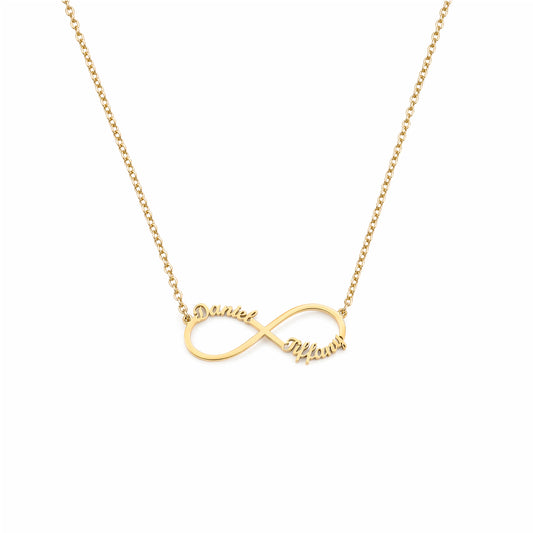 Collier Infinity Prénoms Personnalisés