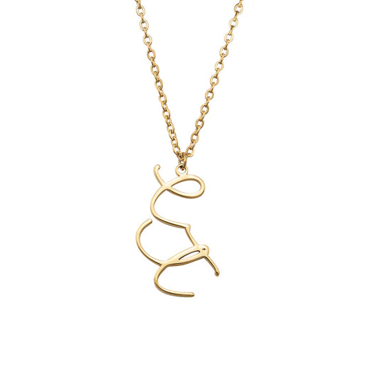 Collier Personnalisé avec Deux Initiales