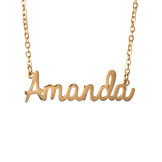 Collier Personnalisé Cursif