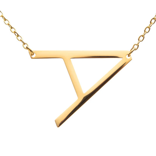 Collier Initiale Asymétrique en Lettre Majuscule