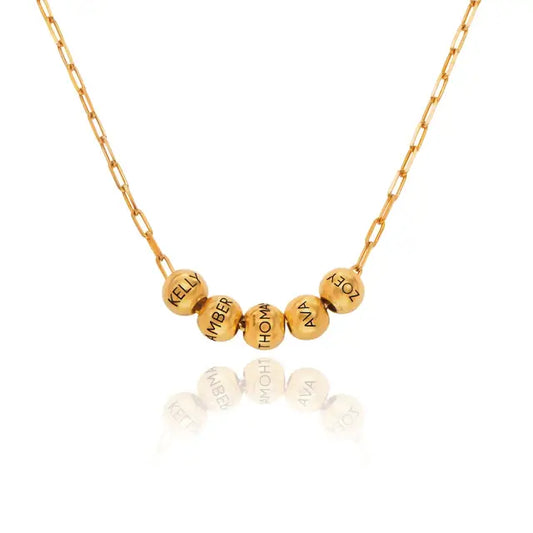 Collier Balance avec Perles Personnalisées