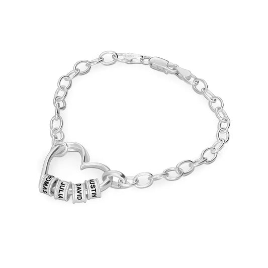 Bracelet Delina avec perles gravées