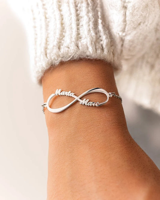 Bracelet infini - Personnalisé