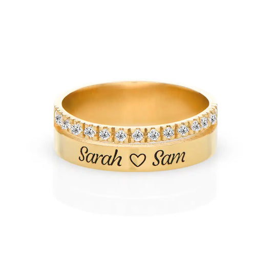Bague double anneau Sofia